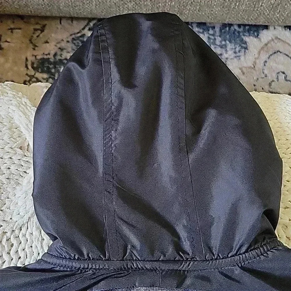 Umbro Youth Large Hooded Fleece Zip-Up Athletic Jacket‎ Unisex Black and Gray - Picture 10 of 11